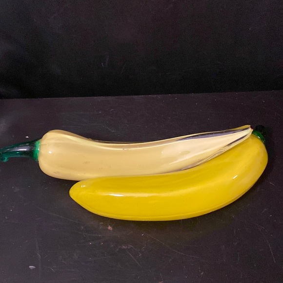 Art Studio Glass Vegetable/Fruit Banana & Pepper - Picture 4 of 4